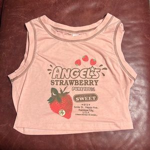 Angel's Strawberry Tank Top